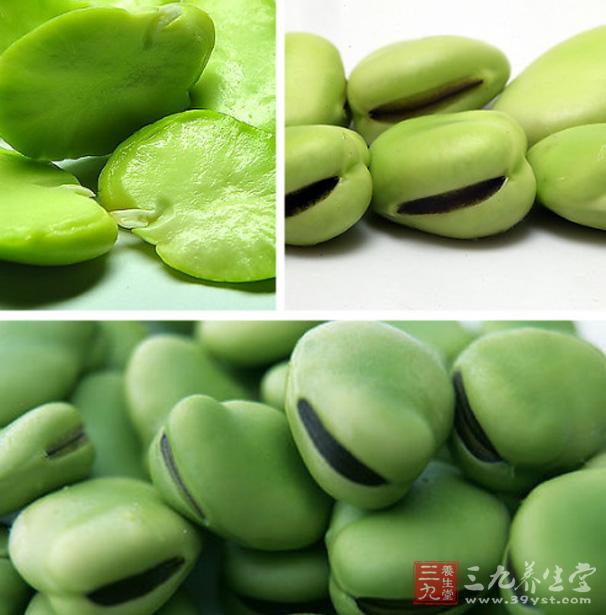 蚕豆中含有丰富的钙,锌,锰,磷脂等,是大脑和神经组织的重要组成成分