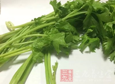 芹菜葉中含有豐富的維生素C和胡蘿卜素