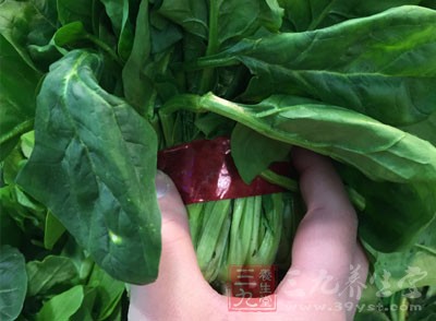 干贝尖100克、油菜心300克、盐适量