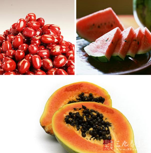 食用木瓜红豆有利于瘦臀