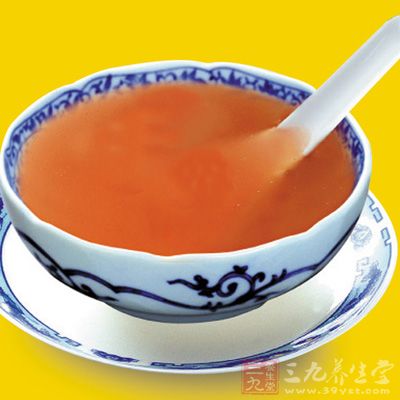 桃仁15克,红花10克,藕粉100克