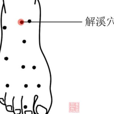 解溪穴能促進神經再生,促進受損傷神經功能的恢復.