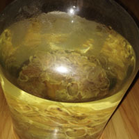 解毒杀菌的生姜浸酒