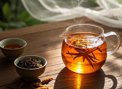 現(xiàn)代研究也發(fā)現(xiàn)，蟲草花中含有多糖、氨基酸、微量元素等多種成分