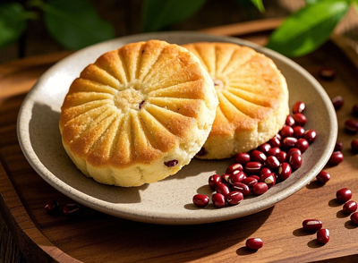 將紅豆煮熟后搗成泥，可制作成豆沙包、豆沙餅、紅豆冰淇淋等甜品，深受大人小孩的喜愛
