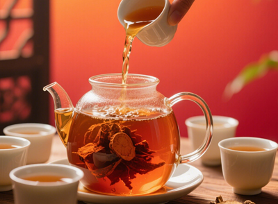 牛蒡茶是以牛蒡根為原料，經(jīng)過(guò)清洗、切片、烘干等工藝制成的飲品
