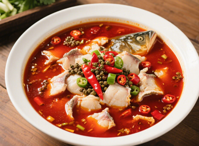 酸湯魚是貴州菜的靈魂，湯底以番茄、木姜子、酸筍發(fā)酵而成，酸香撲鼻，能刺激唾液分泌，提升代謝效率