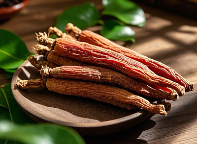 紅參是人參經(jīng)過蒸制、晾曬等工序加工而成，在這個過程中，人參的成分發(fā)生了變化，其藥用價值也得到了進一步提升