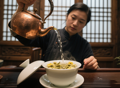 需要注意的是，如果出血癥狀嚴(yán)重或持續(xù)時間較長，應(yīng)及時就醫(yī)，金銀花菊花茶只能起到輔助調(diào)理的作用