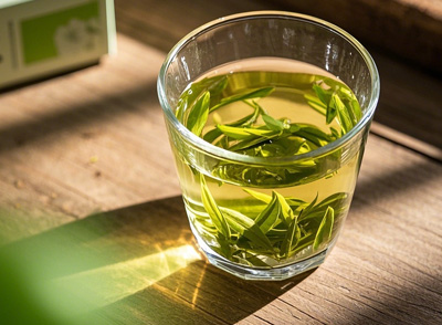 茉莉花香氣宜人，有提神解郁的作用；綠茶富含茶多酚，可提高新陳代謝，幫助燃燒脂肪