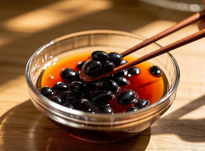醋泡黑豆中的鈣、鎂等礦物質(zhì)具有一定的鎮(zhèn)靜安神作用