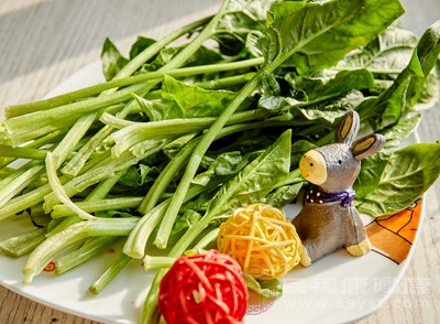 菠菜含有豐富的維生素A、維生素C、維生素E、類胡蘿卜素和葉黃素等