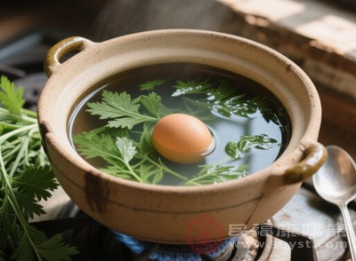 饮用艾叶水可以促进身体的阳气运行