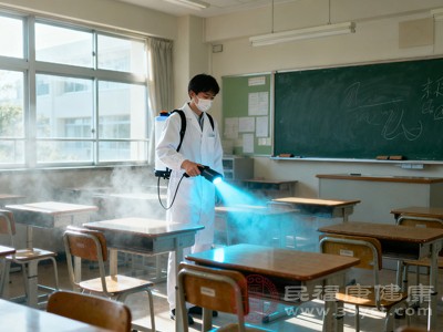 学校应加强教室、食堂、宿舍、厕所等公共区域的消毒工作