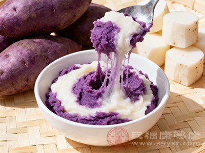 紫薯山药泥 紫薯山药泥