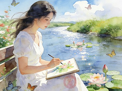 每天留10分钟做“情绪放松”：听轻音乐、画画