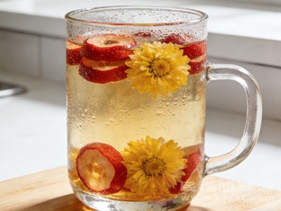 山楂菊花茶适合经常用眼的人群，如学生、上班族等，有助于养护视力，减轻眼部负担