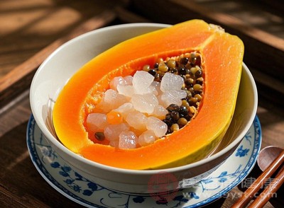 红心木瓜中的木瓜酵素 红心木瓜中的木瓜酵素