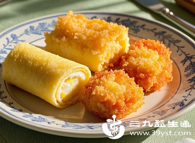 油腻食物如油炸食品、肥肉等，难以消化。