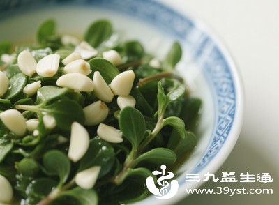 马齿苋凉拌食用