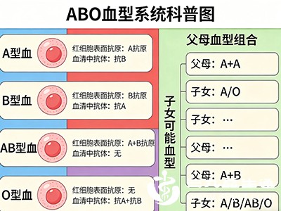父母为AB型与B型孩子血型有何可能 遗传规律告诉你答案