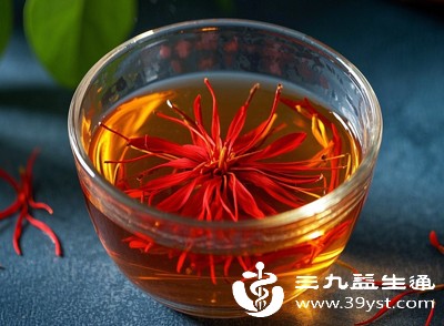 藏红花真品入水后,可见橙黄色成直线下降 藏红花真品入水后,可见橙黄色成直线下降