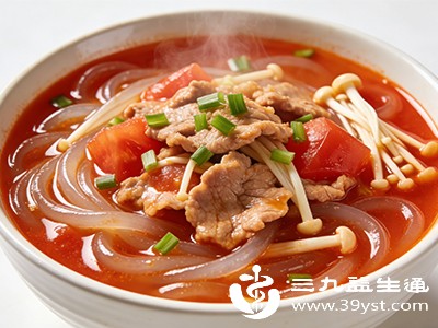 魔芋面+番茄肥牛汤