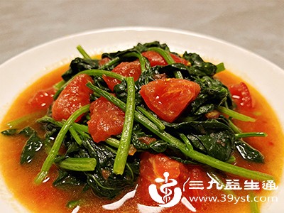 西红柿炒菠菜 西红柿炒菠菜