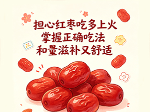 担心红枣吃多上火 掌握正确吃法和量滋补又舒适