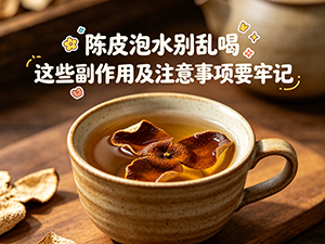 陈皮泡水别乱喝 这些副作用及注意事项要牢记
