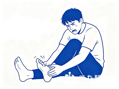 建议上岸后找阴凉处坐下，从脚踝向小腿方向轻轻揉搓按摩，同时活动脚踝和脚趾