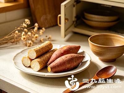 山药中的钾元素有助于维持体内电解质平衡，红薯中的β-胡萝卜素可转化为维生素Ag