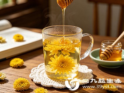 蜂蜜菊花茶，清热
