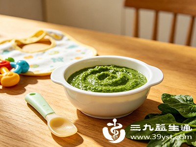 五个月宝宝多已添加辅食，刚吃绿色蔬菜泥