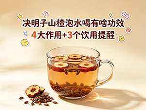 决明子山楂泡水喝有啥功效 4大作用+3个饮用提醒 决明子山楂泡水喝有啥功效 4大作用+3个饮用提醒