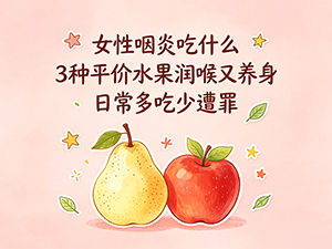 女性咽炎吃什么 3种平价水果润喉又养身 日常多吃少遭罪