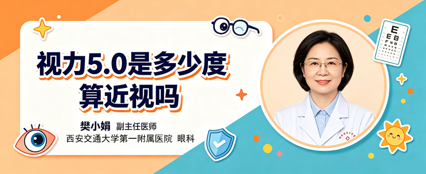 视力5.0是多少度 算近视吗