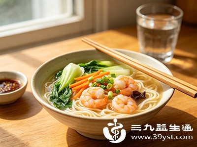 蔬菜虾仁面条 蔬菜虾仁面条