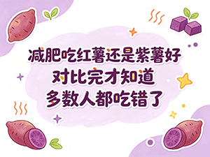 减肥吃红薯还是紫薯好 对比完才知道 多数人都吃错了 减肥吃红薯还是紫薯好 对比完才知道 多数人都吃错了
