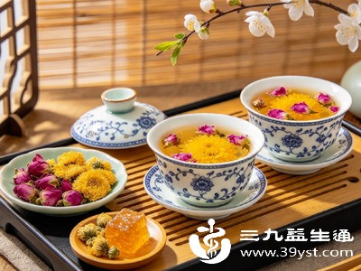 菊花中含有的天然成分能帮助提神,改善困倦乏力的状态,而玫瑰花的芬芳气味也能唤醒感官,缓解精神萎靡 菊花中含有的天然成分能帮助提神,改善困倦乏力的状态,而玫瑰花的芬芳气味也能唤醒感官,缓解精神萎靡