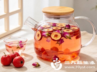 山楂玫瑰花茶舒缓疲劳，补充身体活力