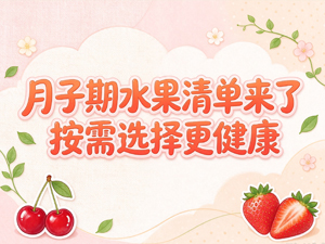月子期水果清单来了 按需选择更健康 月子期水果清单来了 按需选择更健康