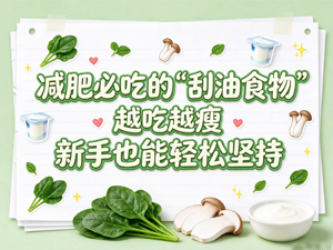 减肥必吃的“刮油食物” 越吃越瘦 新手也能轻松坚持 减肥必吃的“刮油食物” 越吃越瘦 新手也能轻松坚持