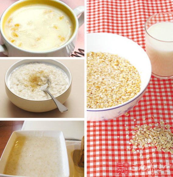 麦皮牛奶粥可治经常胃脘疼痛,腹胀,嗳气吐酸等