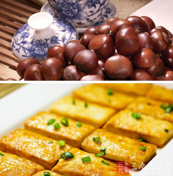 栗子和豆腐
