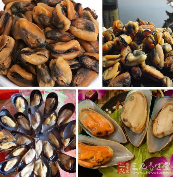 淡菜有补肝肾,益精血的功效.《随宜居饮食谱》中说它"补肾,益血填精".